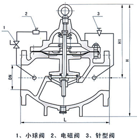 600X電動控制閥結構示意圖