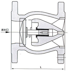 DRVZ(H42X)靜音式止回閥結構示意圖