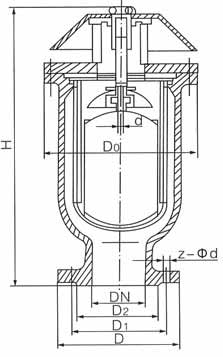 KP-10快速排氣閥/吸氣閥結構圖